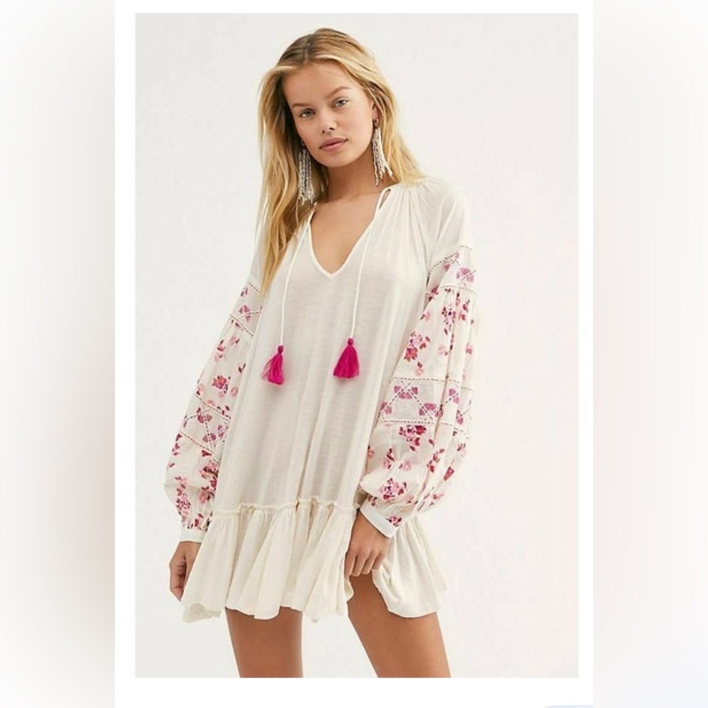 Free people Mix it Up Tunic | White | XS